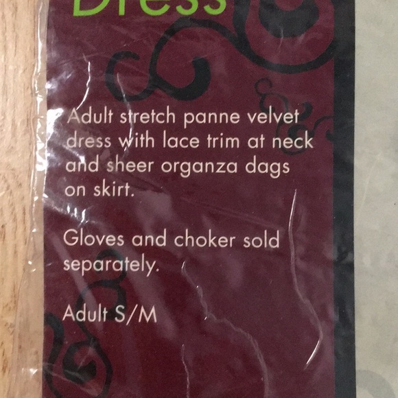 New Womens Victorian Vampire Halloween Costume size Small/Medium Fit size 6-8 - Picture 8 of 12